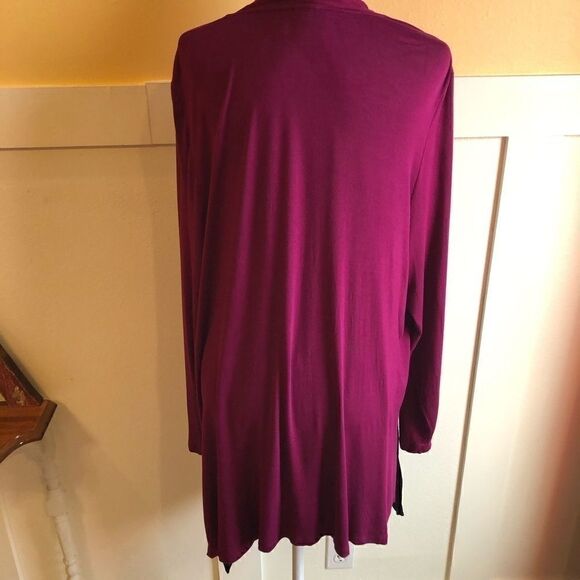 LOGO Lori Goldstein size 2XL open front cardigan - Picture 4 of 5